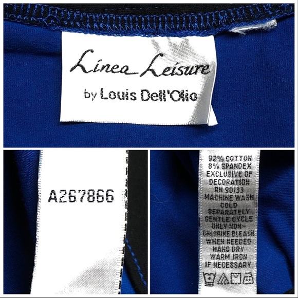 Linea Leisure by Louis Dell'Olio Knit Jacket, 2X Baltic Blue A267866 - Picture 7 of 15